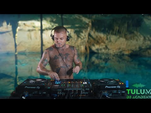 House & Tech House DJ Set In Cenote Cave By DJ Fab.Mauer | Tulum DJ Academy