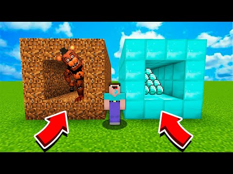 Minecraft NOOB vs PRO: WHICH TUNNEL WILL NOOB CHOOSE? DIRT vs DIAMOND Challenge 100% trolling