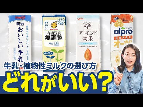 【どれが好き？】牛乳、豆乳、アーモンドミルク、オーツミルクの特徴をまとめてみた