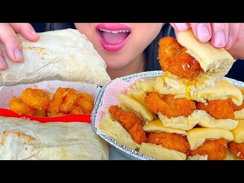 ASMR CHICK-FIL-A BREAKFAST PLATTER | EATING SOUNDS | MUKBANG | ASMR Phan