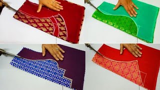 Blouse designs || 4 - Blouse designs in 1 video || blouse back neck design