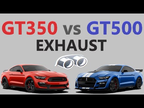 GT350R vs GT500 Exhaust Sound