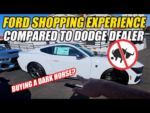 FORD DARK HORSE SHOPPING VS DODGE UNBELIEVABLE