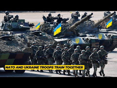 Russia Shocked! NATO and UKRAINE Military Troops Train Togethers