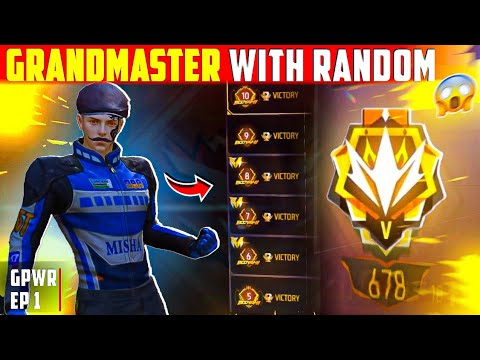 Win every match with random| Cs rank grandmaster push | GPWR -EP 1