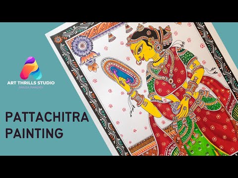 Pattachitra Painting: Female figure