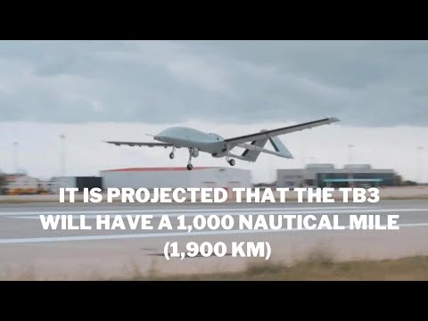 For the first time, Turkish military drone Bayraktar TB3 has taken to the air