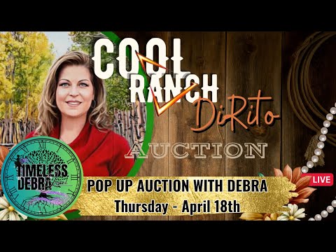 POP UP AUCTION WITH TIMELESS JEWEL BY DEBRA - 8PM CST - 7PM MTN