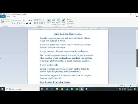 Java 8 Lambda Expression -1 Introduction of Lambda Expression with Syntax