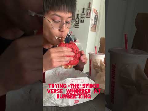 Eating the Spider Verse Whopper