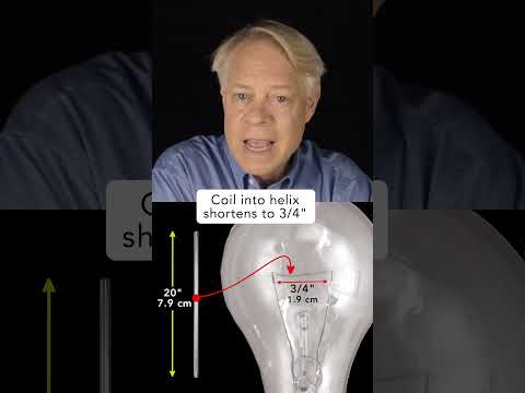 Light bulb filament #shorts #engineerguy #engineering