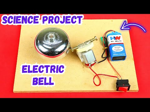 How to Make a Simple Electric Bell at Home | School Science Project Working Model Ideas