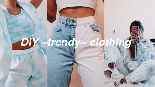 DIY trendy clothes// tiktok inspired