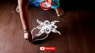 purattasi maatha special rangoli | purattaasi maatha kolam | புரட்டாசி மாத ரங்கோலி கோலம்..