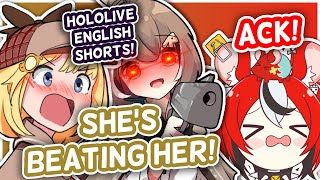 Mumei Savagely Beats Baelz While Ame Watches | Hololive English Shorts