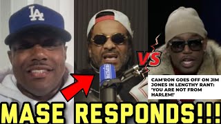 Mase Reacts To Cam'ron/Jim Jones Fall Out Over Jim's Comments In Justin Laboy Interview