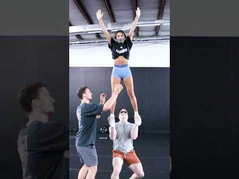 I don't give a 💀 #cheer #stunt #shorts