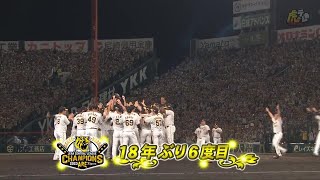 【V決定の瞬間】おめでとう！ありがとう！阪神タイガースが18年ぶり6度目のセ・リーグ優勝！！【2023/9/14Ｔ－Ｇ】