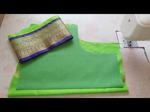 Paithani Patch Work Blouse Design | Blouse Cutting and stitching | Blouse Design | Patch Work Design