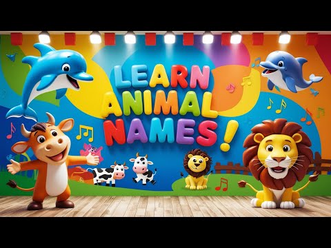 Learn Sea Animals, Farm Animals, and Wild Zoo Animals Names in English | Fun Kids Learning Animals!