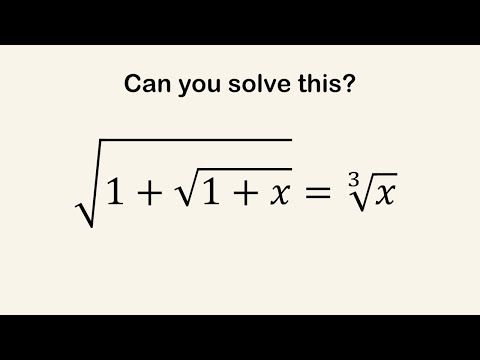 Can you solve this equation?