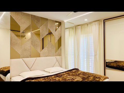 2BHK Apartment Premium Interiors | Onyx Glaks Modular Kitchen | Blum & Hafele | Aristo Wardrobes