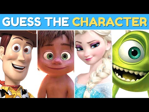 Guess The Disney Character in 3 Seconds! | 100 Disney Characters | Disney Quiz