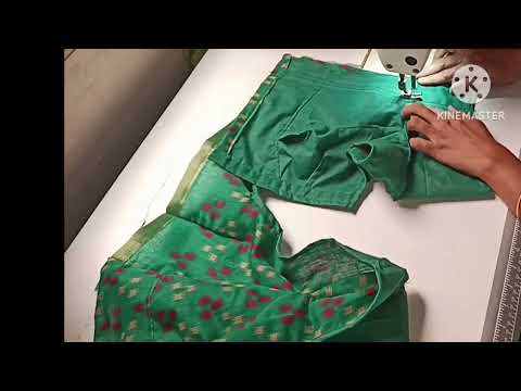 How to Stitch Lininng Blouse Side Finishing For Beginners #fashion #liningblouse #fashion