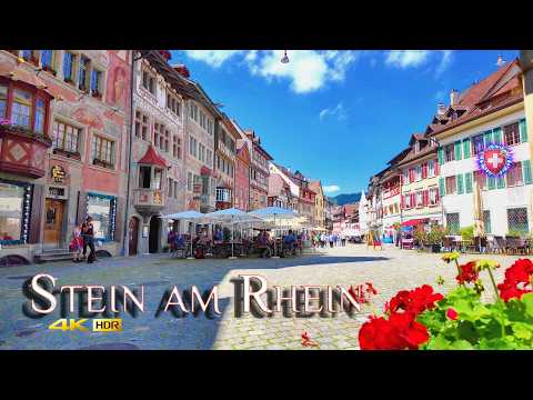 STEIN am RHEIN 🇨🇭 SWITZERLAND ✨ Exploring the BEAUTY of old city / Walking Tour 4K`HDR