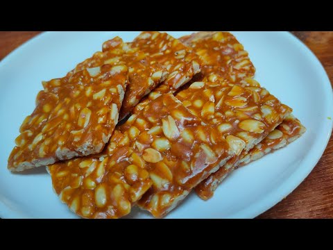 गुड़ मूंगफली की चिक्की बाजार जैसी कड़क करारी घर पर | Market style Mungfali Gud ki Chikki