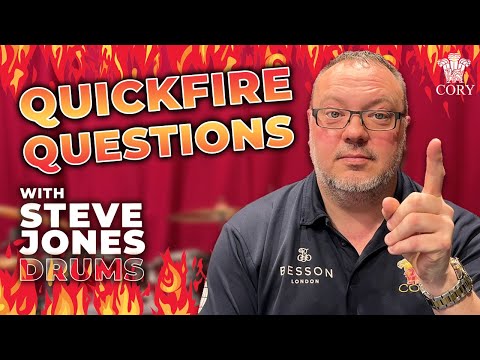 Quickfire Questions 🔥 with Cory Band Drummer, Steve Jones 🥁