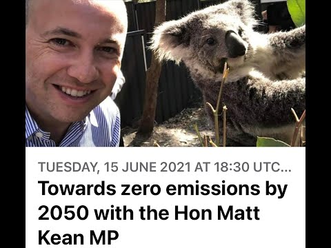 Towards Zero Emissions by 2050 with The Hon Matt Kean MP