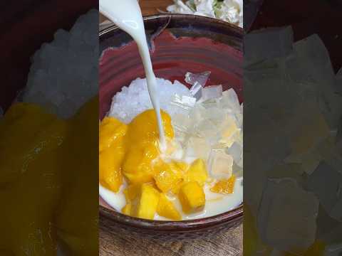 Trying Viral Mango Sago Recipe | Viral Food Hacks #foodshorts