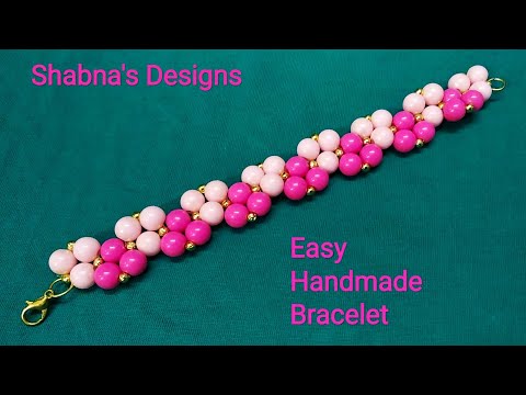 HOW TO MAKE BRACELET AT HOME || DIY BRACELET || SHABNA'S DESIGNS