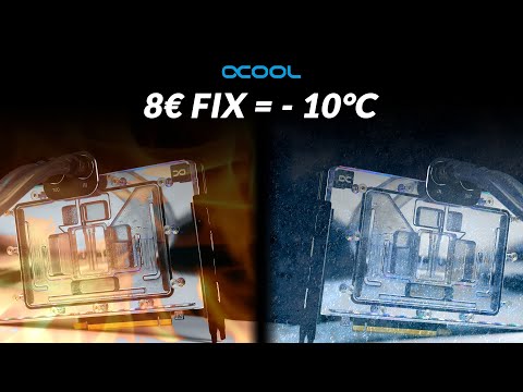 The 8€ FIX To Save The Alphacool Core RTX 4090 Water Block