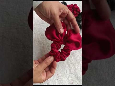 easy scrunchie making#passion#diy#craft#viral#shorts