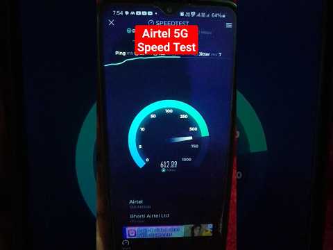 Airtel 5G Speed Test - Morning Time