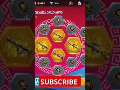 Free Fire Max Woodpecker X Groza Ring #ff #freefire #garenafreefire #ffmax #ffshorts #freefiremax