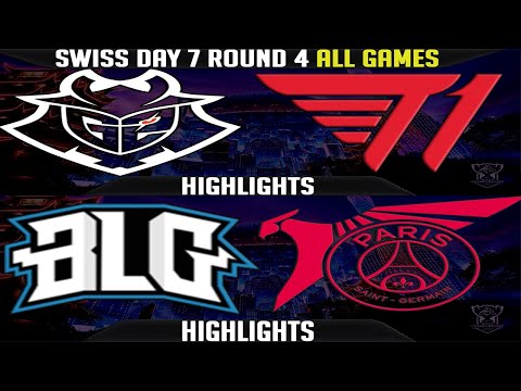 Worlds 2024 Day 7 Highlights ALL GAMES - G2 vs T1 & BLG vs PSG