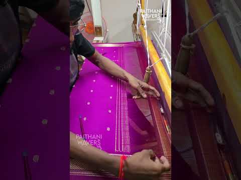 Manufacturing Silk Saree Design #paithani #design #silk #saree #handloom