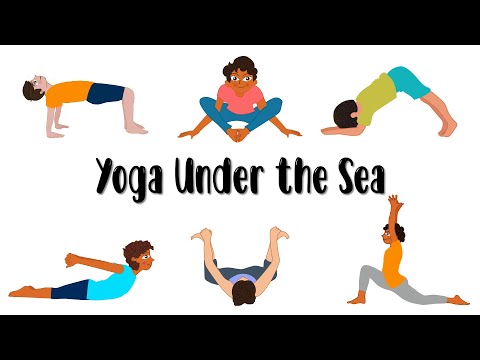 Easy Yoga Poses for Strength and Flexibility | Fun Facts about Underwater Animals | Yoga Guppy