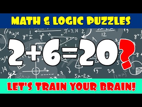 Math & Logic Puzzles to Train Your Brain!