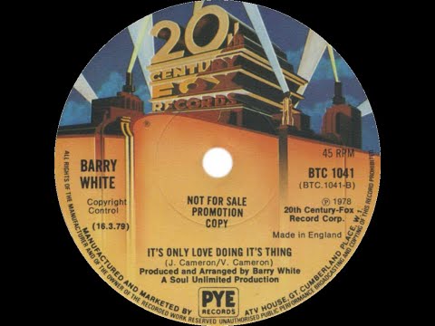 Barry White - It's Only Love Doing It's Thing (Dj ''S'' Rework)