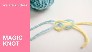 Knitting tutorial | How to join yarn with an invisible magic knot | WAK