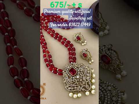 Premium quality Imitation Jewellery set # artificial jewellery # shorts # Imitation ornaments