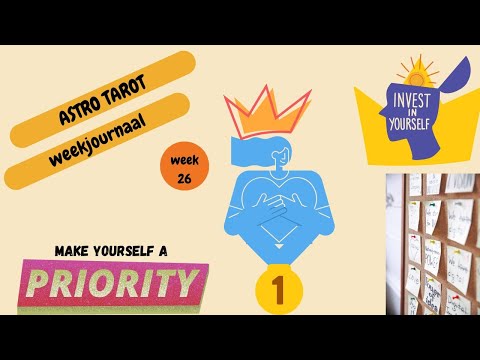 ASTRO TAROT weekjournaal Week 26  Make yourself a priority