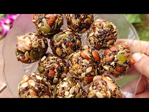 Mix seeds laddu for hormonal balance in  women/ healthy seeds (Omega 3 fatty acids) laddu