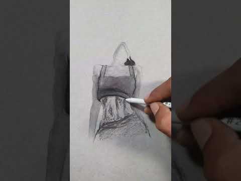 How to draw female figure drwaing #shorts