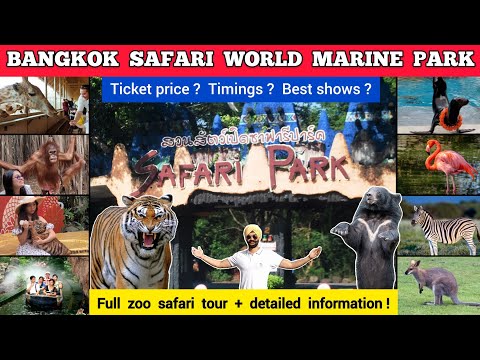 Bangkok safari world zoo and marine park bangkok | Safari world bangkok ticket price | Safari world