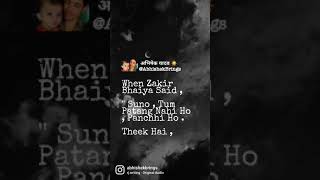 Zakir Khan Quotes // Tum Patang Nahi Ho , Panchhi Ho // WhatsApp Status // AbhishekBrings #Shorts